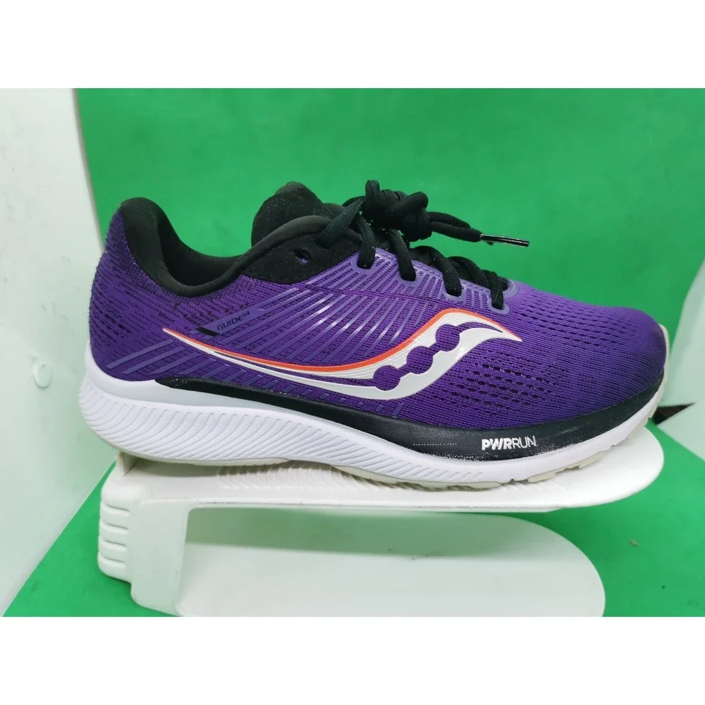Saucony Guide 14 Women's Size 8.5 Running Walking Shoes Purple Black